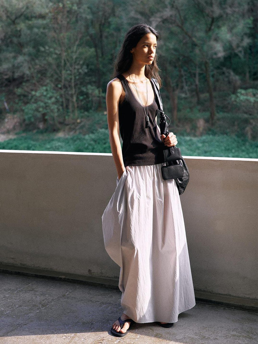 Nightfall Gathered Skirt