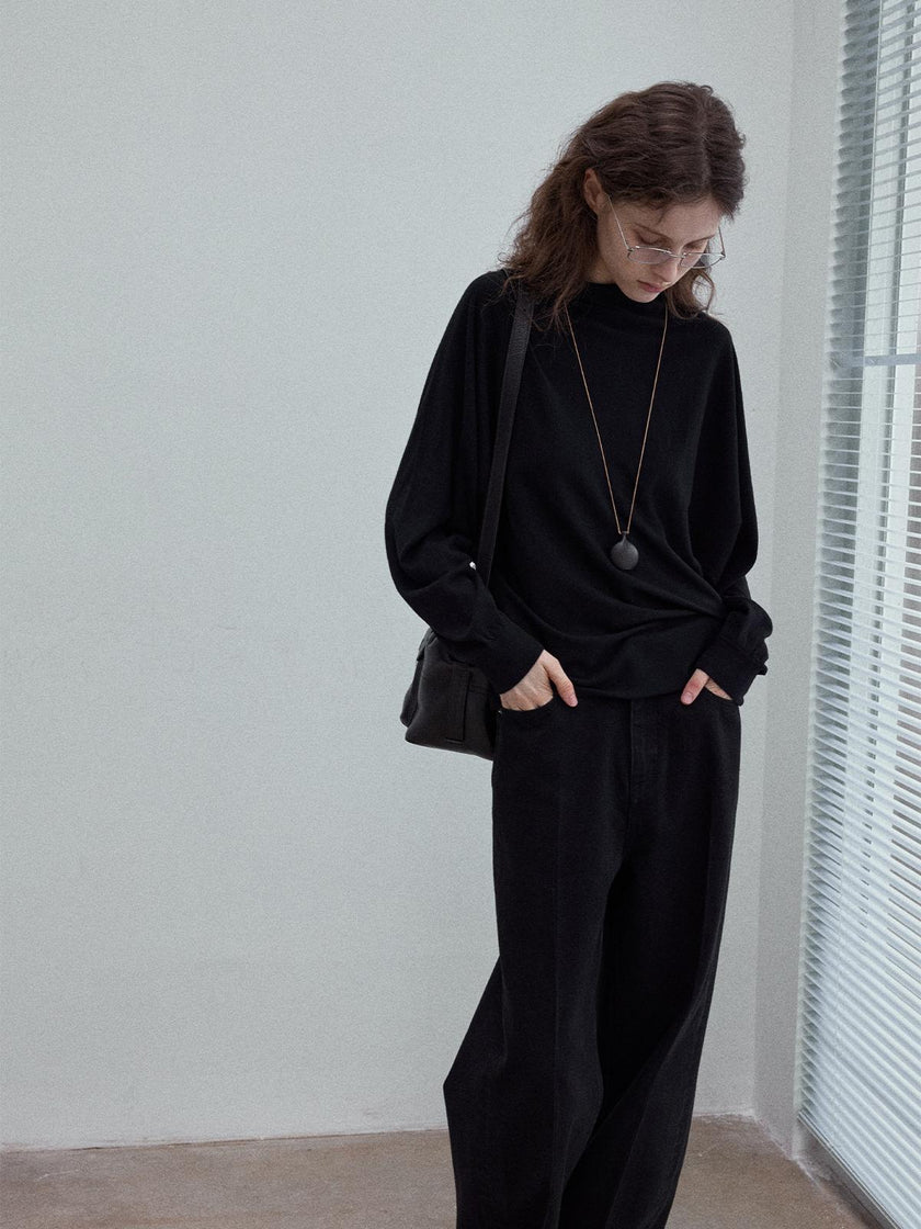 Zenya Wool Bat Pullover