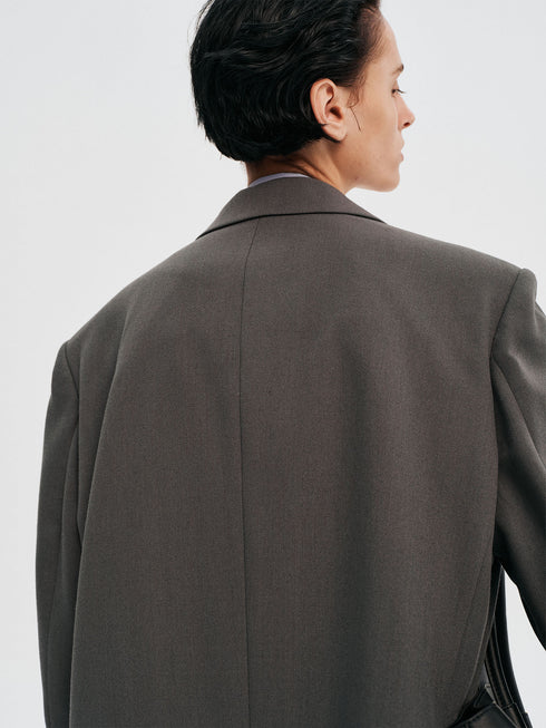 Slate Elegance Blazer