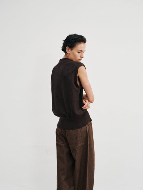Chalktone Knit Vest