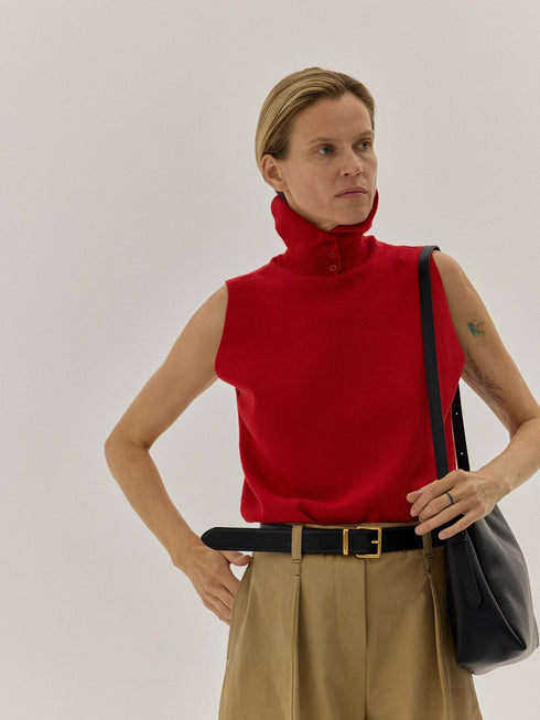 JASONWEI Wool Peak Vest