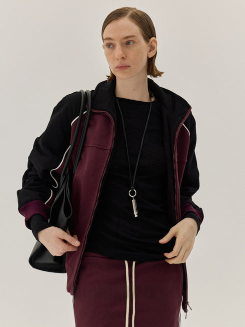 JASONWEI Contrast Zip Jacket