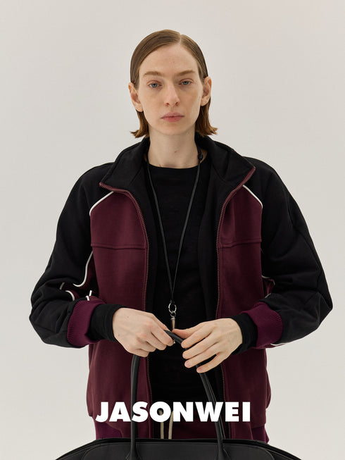 JASONWEI Contrast Zip Jacket