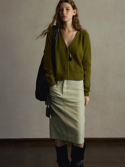 Nola Washed Utility Skirt
