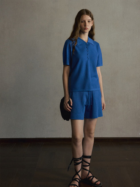 Neris Wool Polo Top