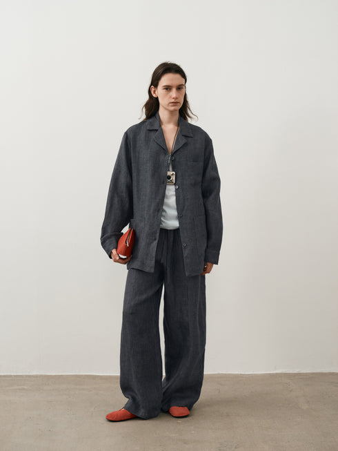 Haze Loom Pantalon En Lin