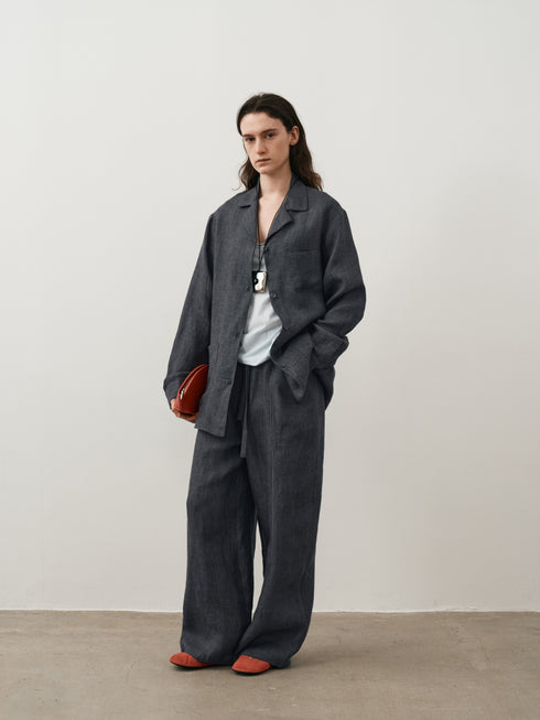 Haze Loom Pantalon En Lin