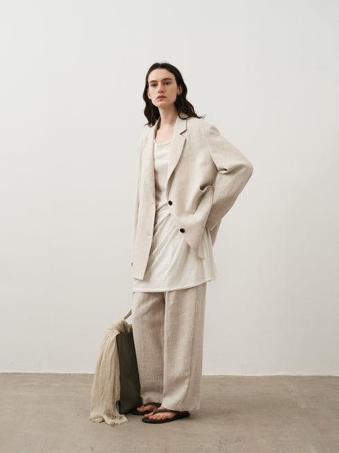 Nocturne Blazer En Lin