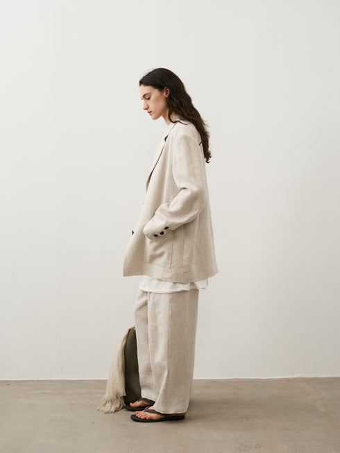 Nocturne Blazer En Lin