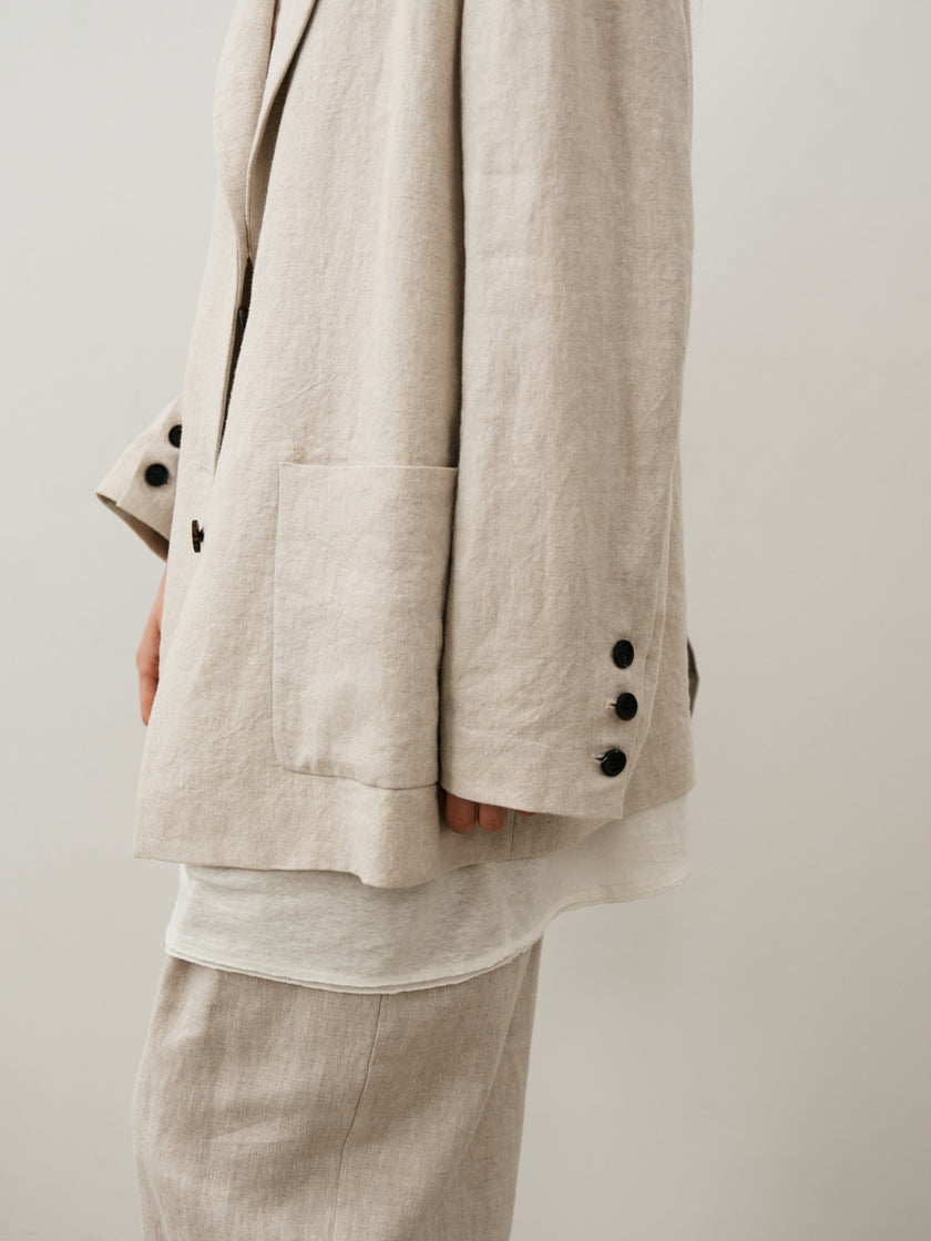 Nocturne Blazer En Lin