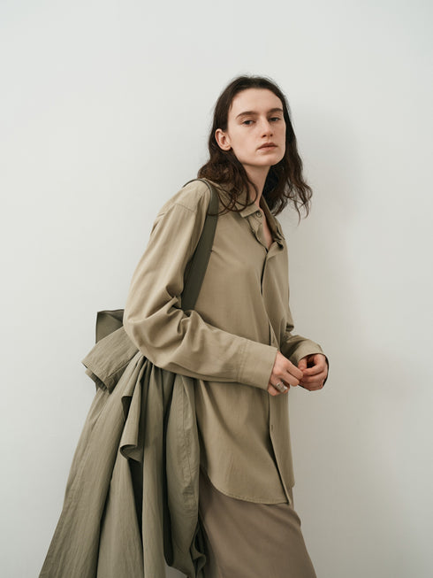 Chemise Drapée Nightfall en Tencel