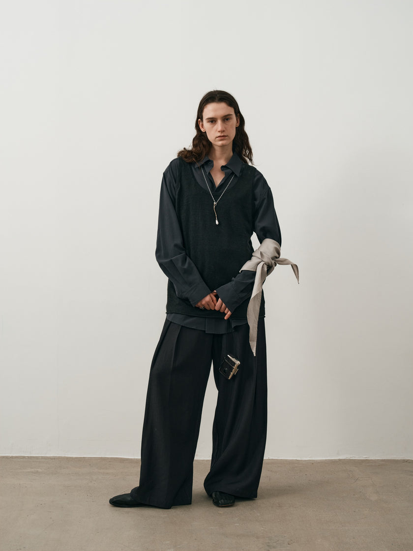 Chemise Drapée Nightfall en Tencel