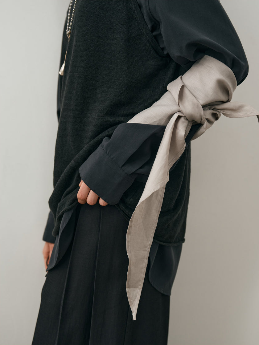 Chemise Drapée Nightfall en Tencel