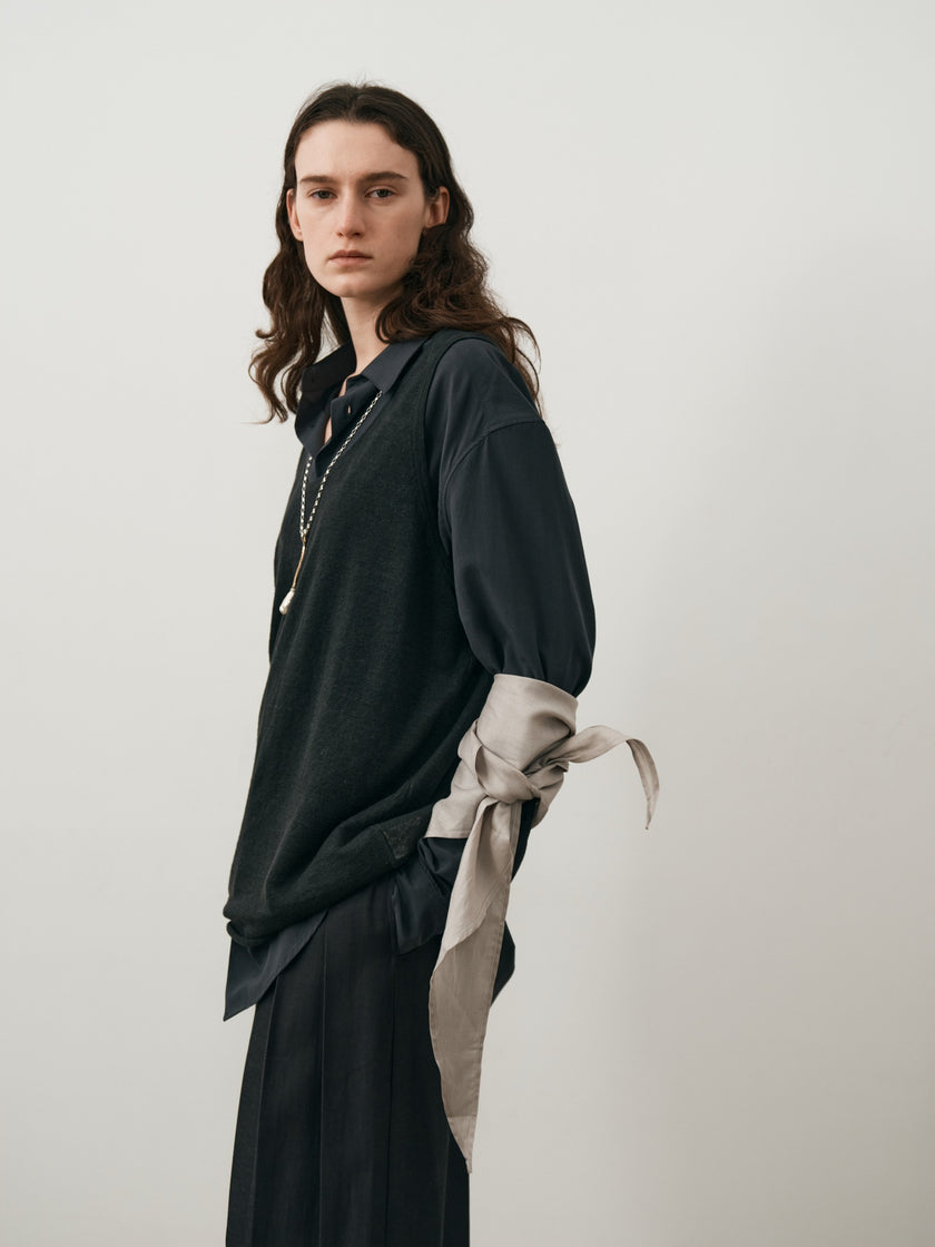 Chemise Drapée Nightfall en Tencel