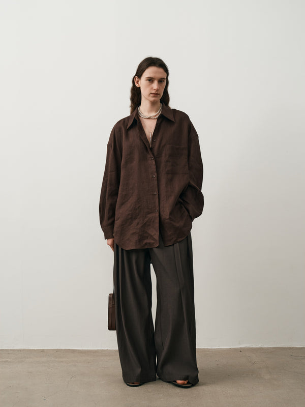 Brume Veil Chemise En Lin