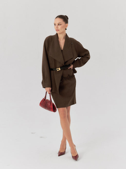 Mirel Wrap Mini Skirt