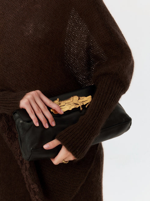 Anouk Mohair V-Neck Sweater