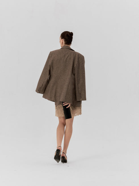 Sorel Double-Breasted Wool Blazer