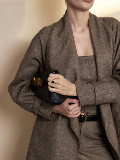 Olia Belted Wool Coat