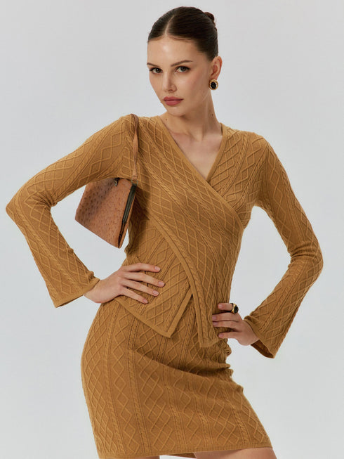 Asta Ribbed Wool Skirt