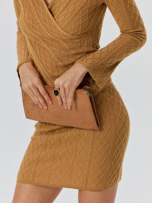 Asta Ribbed Wool Skirt