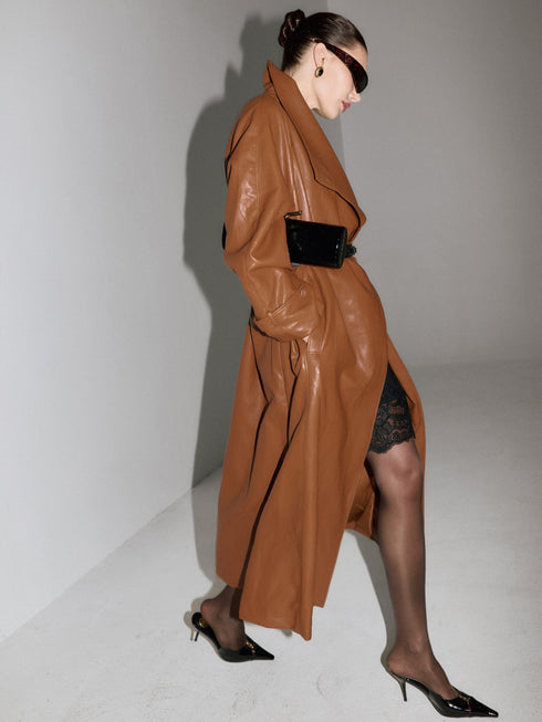 Mara Belted Longline Coat