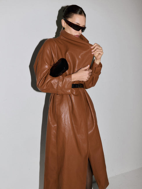 Mara Belted Longline Coat