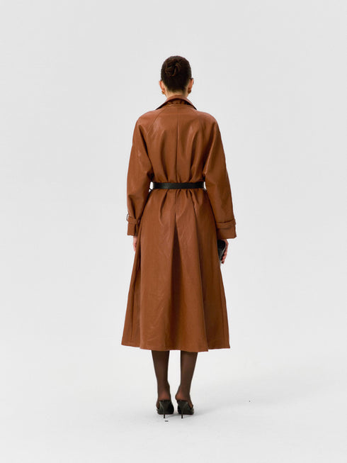 Mara Belted Longline Coat