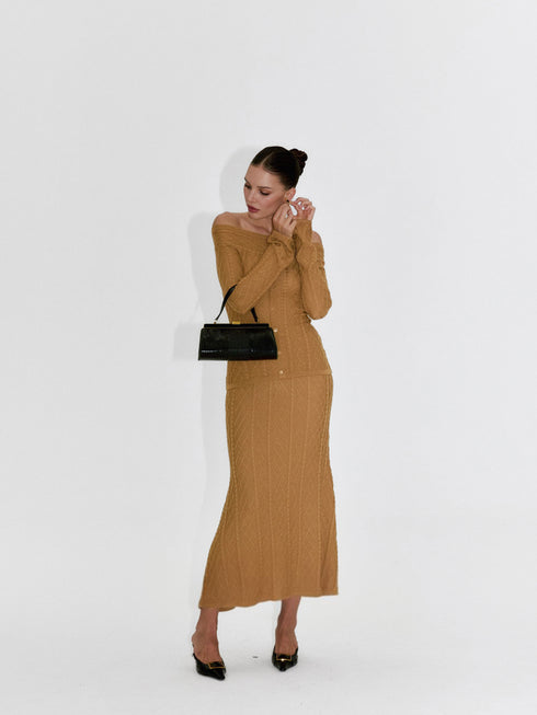 Romi Flared Wool Skirt
