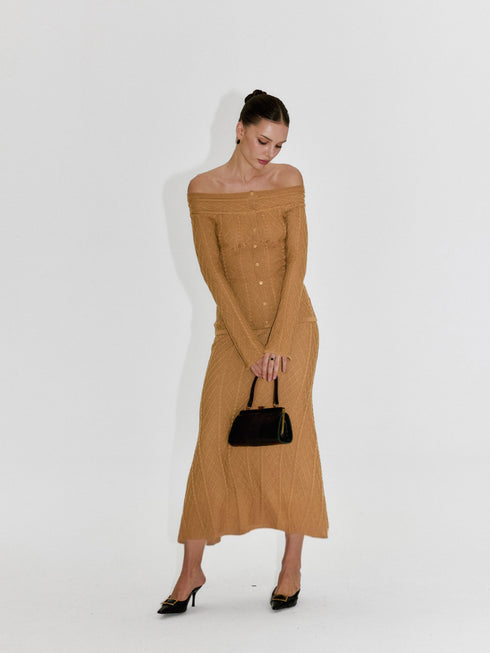 Romi Flared Wool Skirt