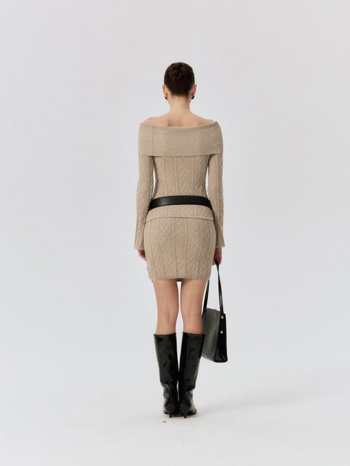 Mina Off-Shoulder Wool Top