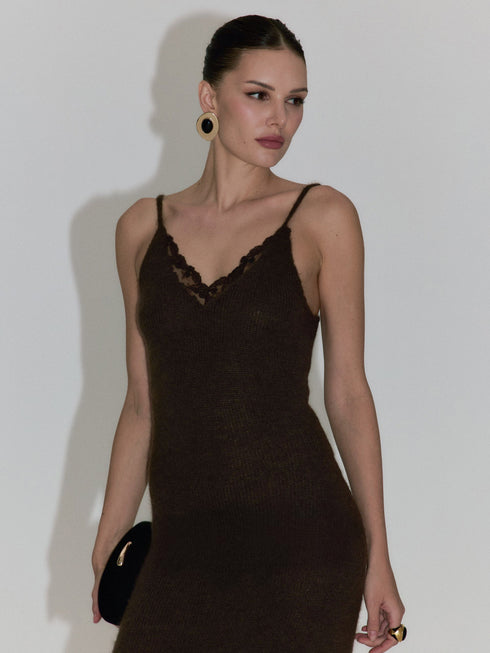 Orla Mohair Slip Dress