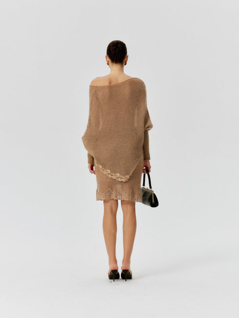 Anouk Mohair V-Neck Sweater