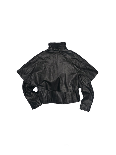 Vela Cape Leather Jacket