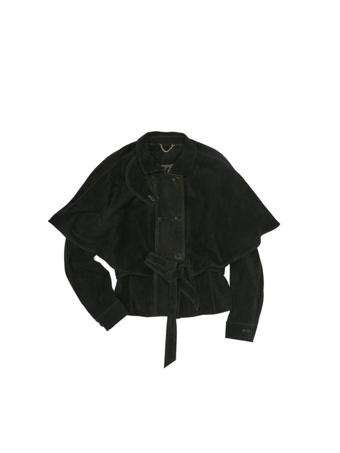 Vela Cape Leather Jacket