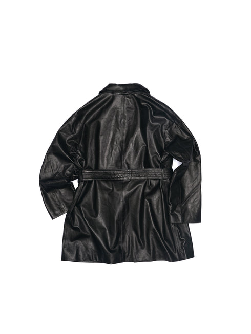 Maren Leather Blazer