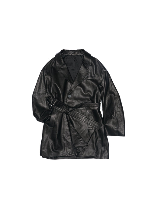 Maren Leather Blazer