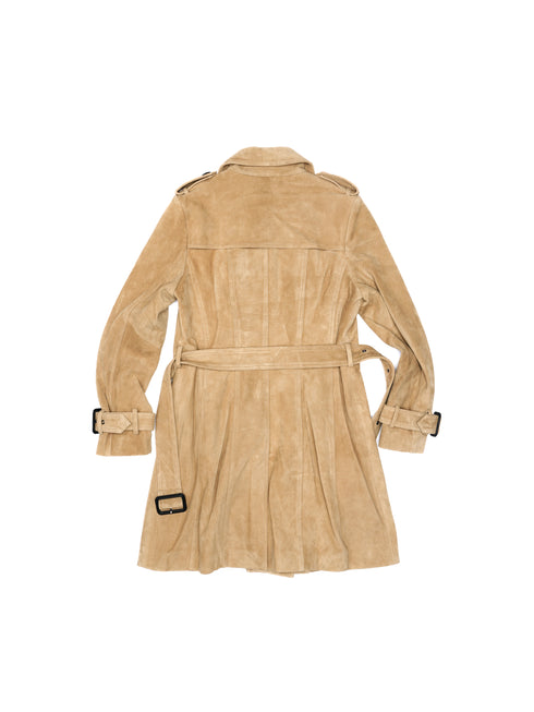 Sanna Suede Trench Coat