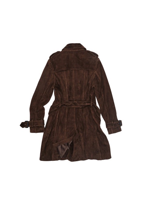Sanna Suede Trench Coat