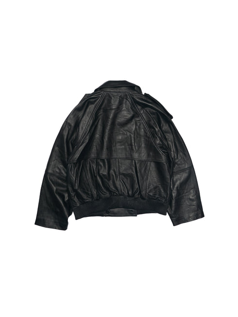 Alba Cape Leather Bomber