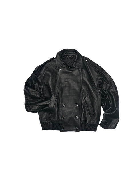 Alba Cape Leather Bomber