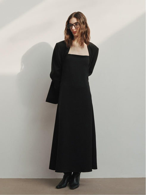 Blazer en laine structurée