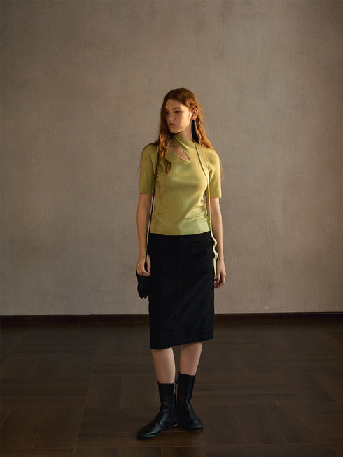 Nola Washed Utility Skirt
