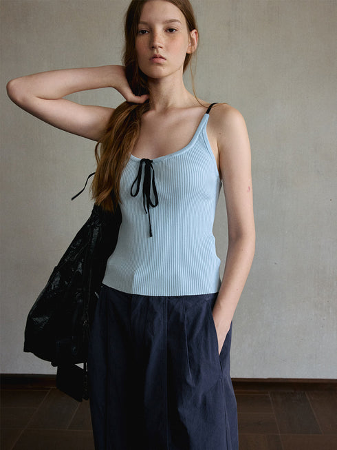 Halo Tie-Front Cami