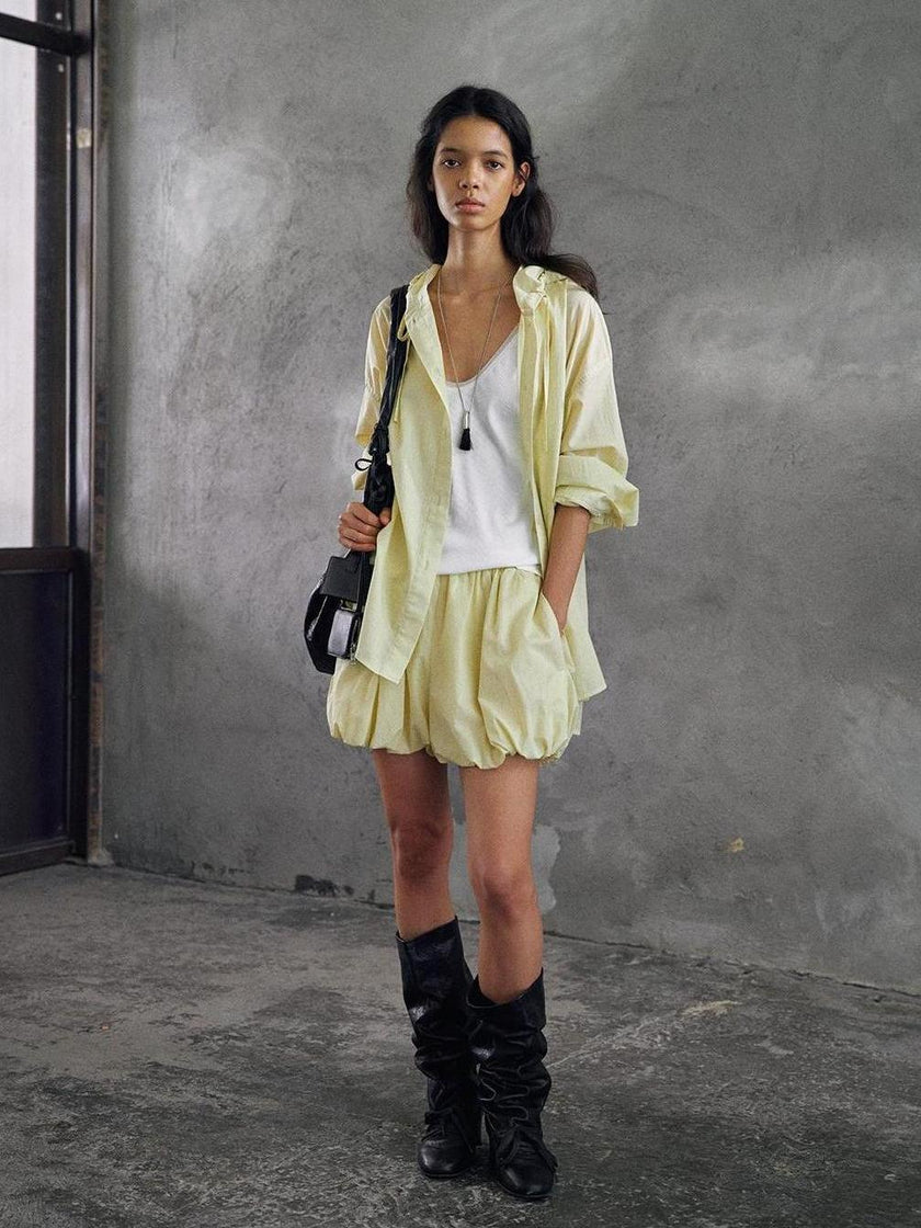 Haze Drift Hooded Shirt