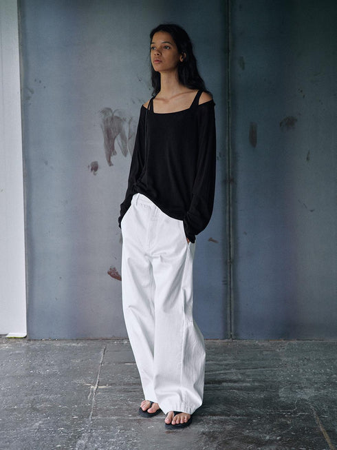 Sombra Top in maglia con piega
