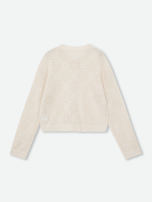 Fable Cardigan Pointelle