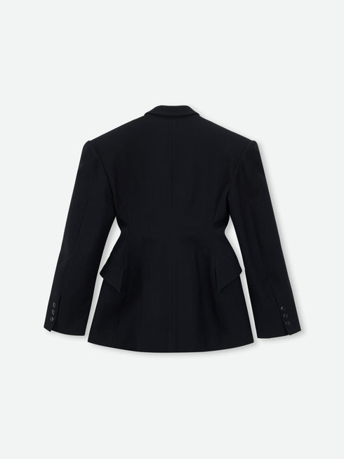 Flex-Peak Peplum Blazer