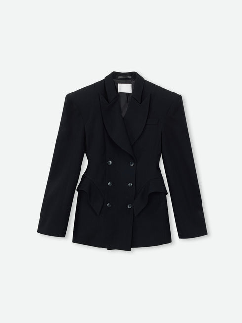 Flex-Peak Peplum Blazer