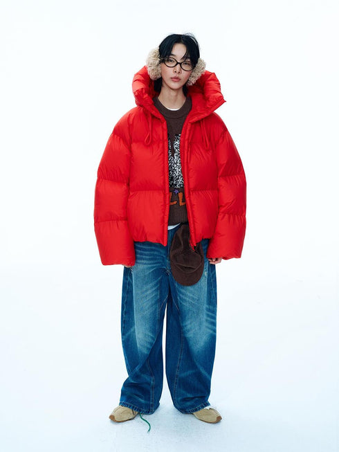 Nimbus Hooded Short Down Puffer Jacket